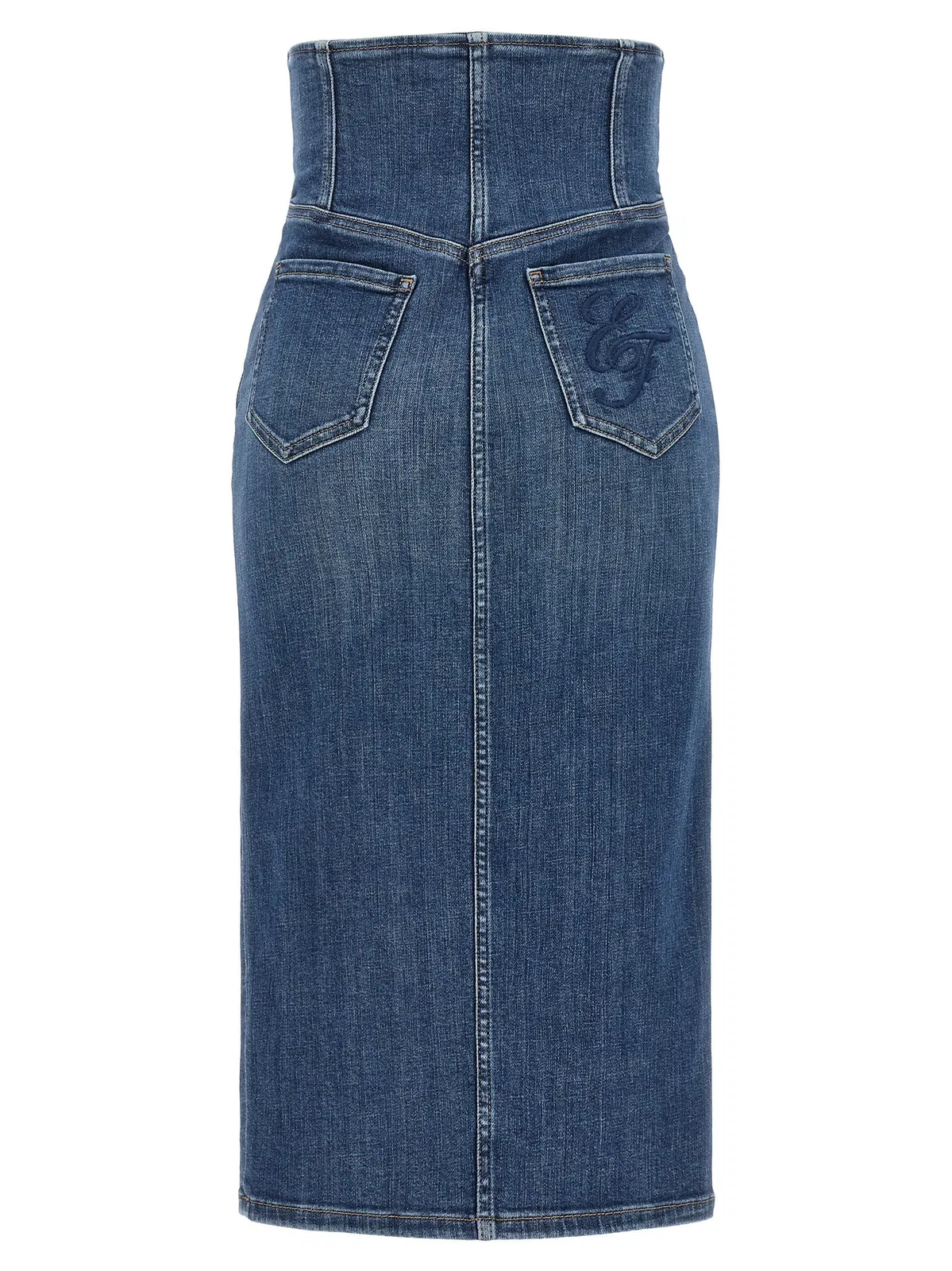 Elisabetta Franchi Denim Skirt