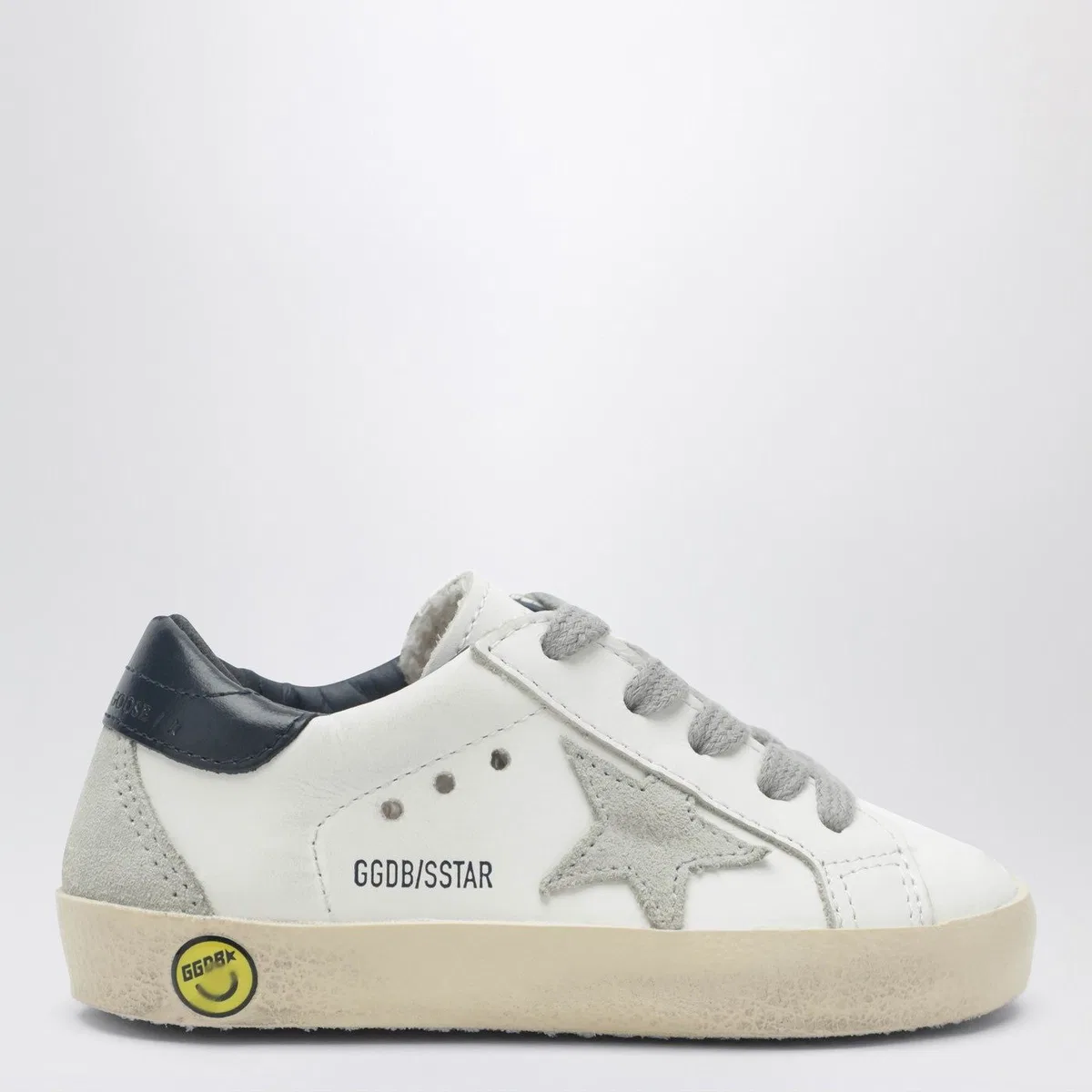 Golden Goose Kids Superstar Sneakers In Vintage White