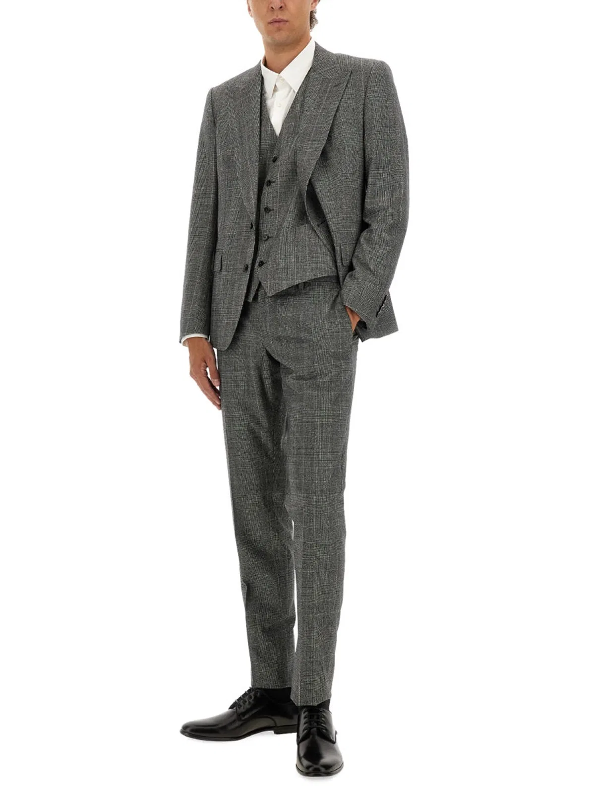 Dolce Gabbana Dolce & Gabbana Grey Virgin Wool Suit
