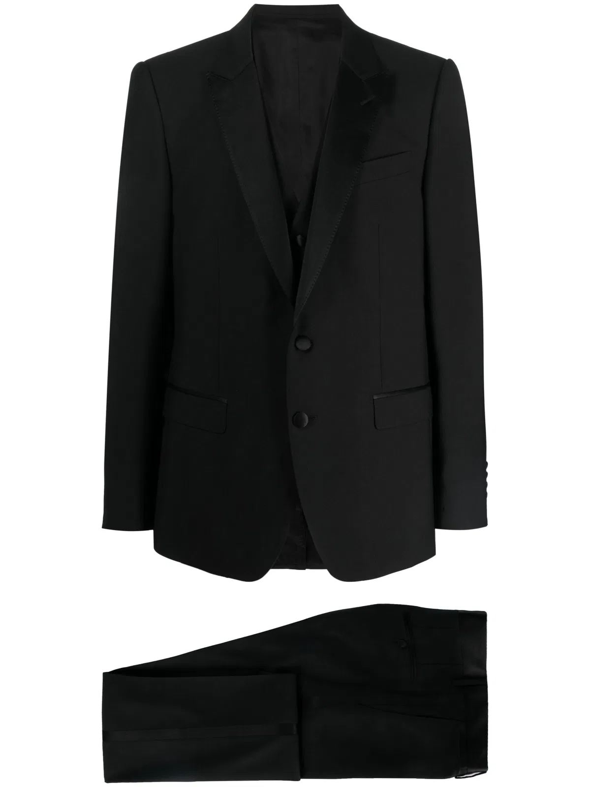 Dolce Gabbana Dolce & Gabbana Martini Tuxedo Wool Silk