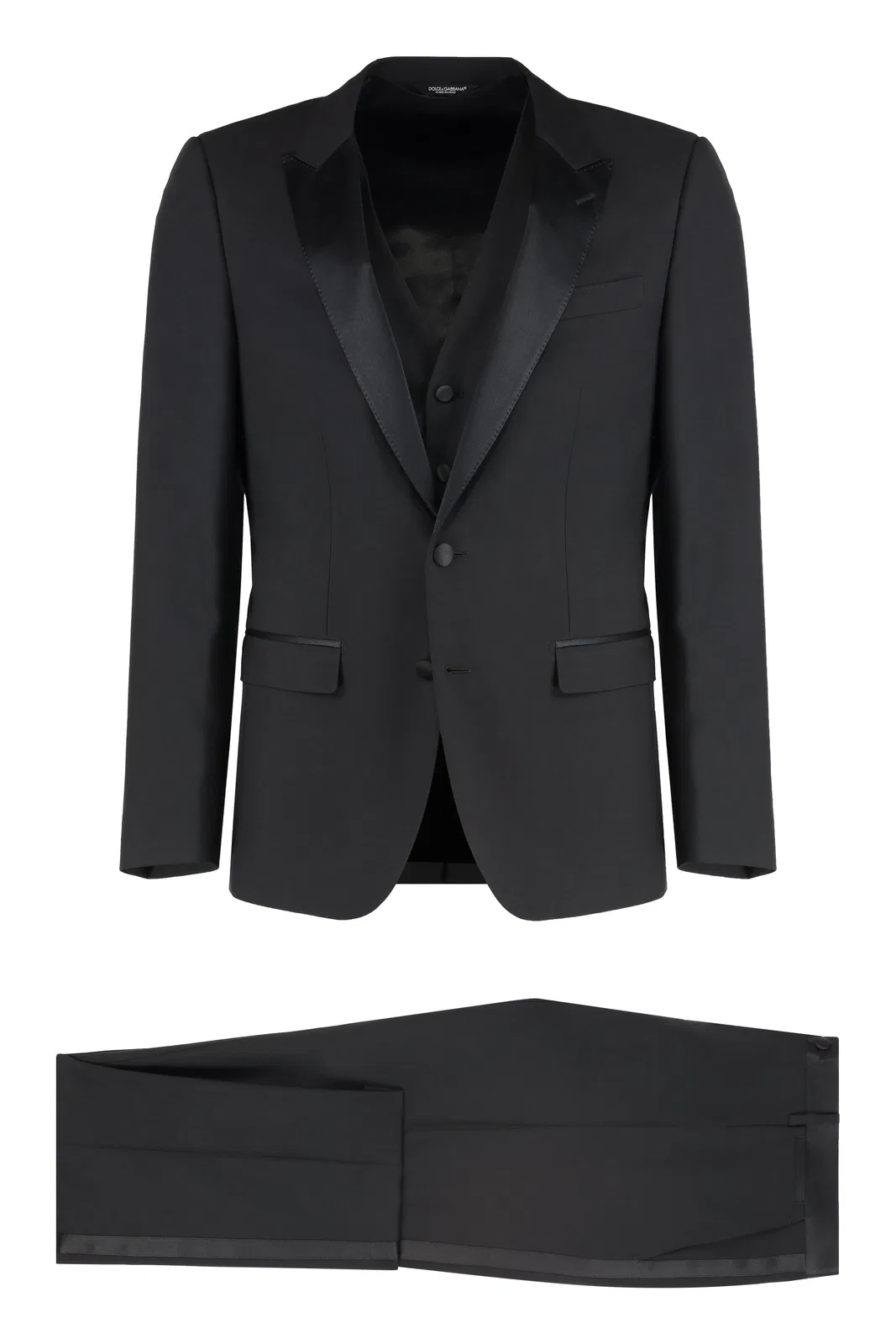 Dolce Gabbana Dolce & Gabbana Stretch Wool Three-Piece