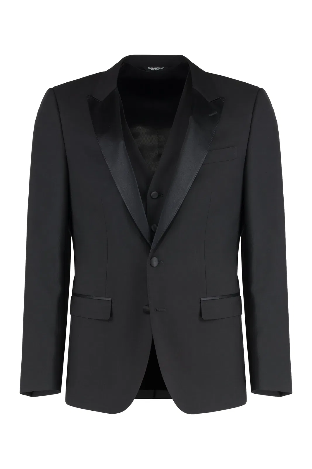 Dolce Gabbana Dolce & Gabbana Stretch Wool Three-Piece