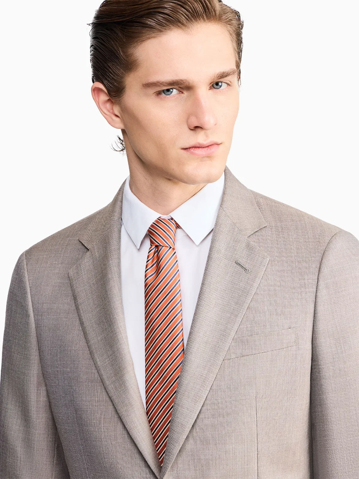 Giorgio Armani Soho Line Single-Breasted Suit In Wool, 