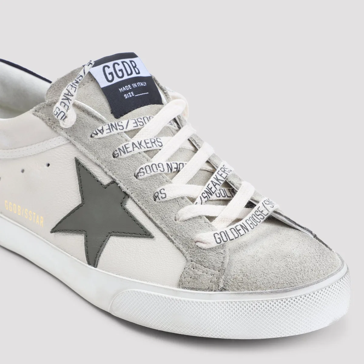 Golden Goose "Superstar" Nappa Upper Suede Toe Heel A