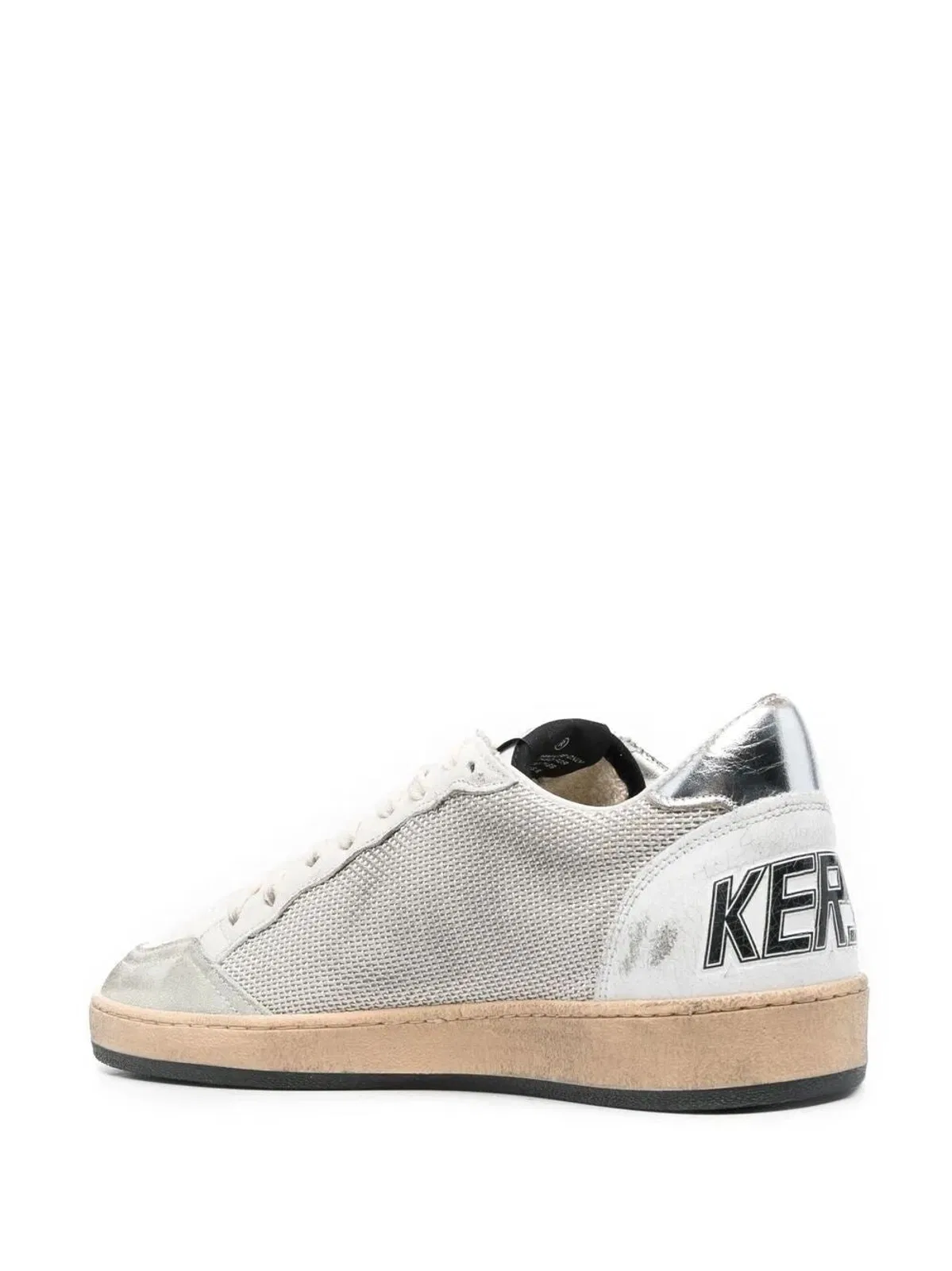 Golden Goose "Ballstar" Net Upper Suede Star Laminate