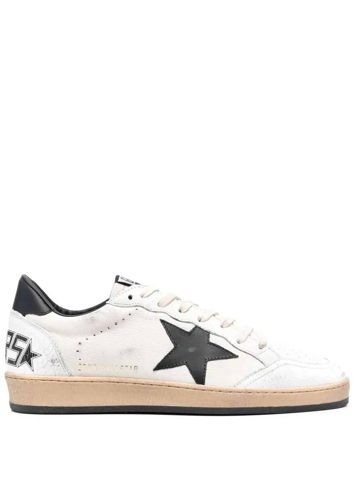 Golden Goose "Ballstar" Nappa Upper Leather Star And 