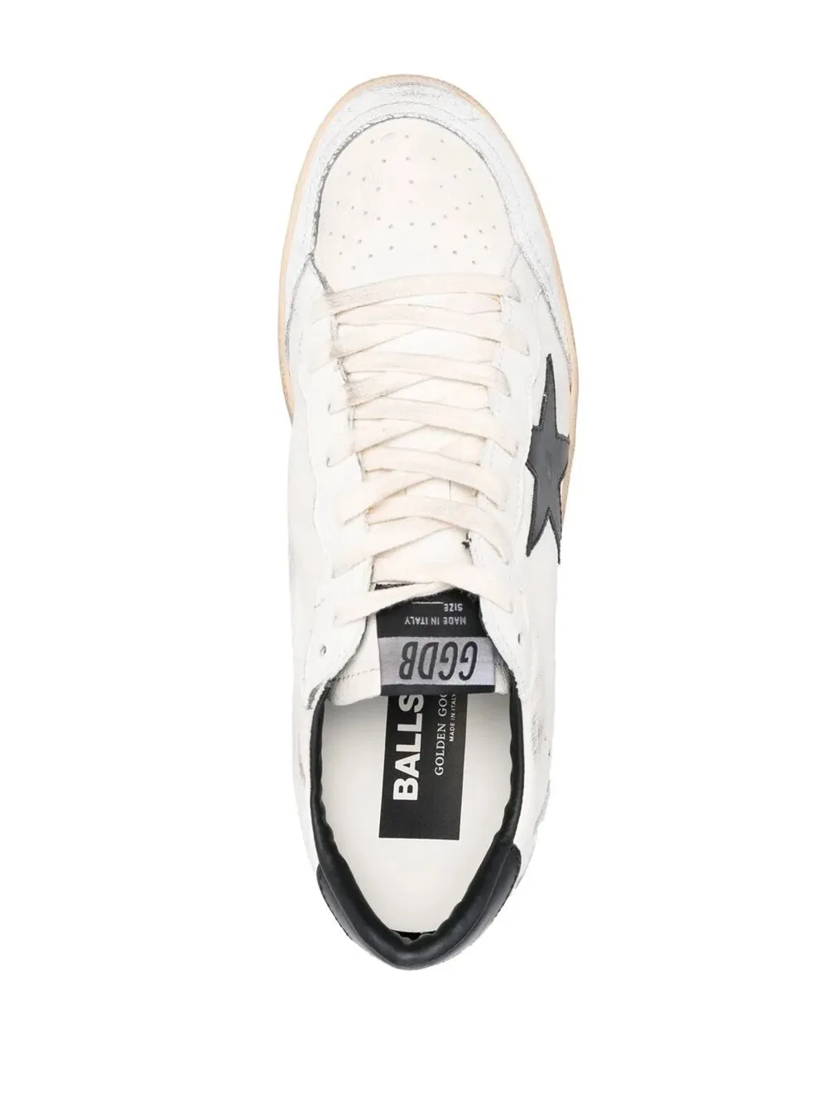 Golden Goose "Ballstar" Nappa Upper Leather Star And 