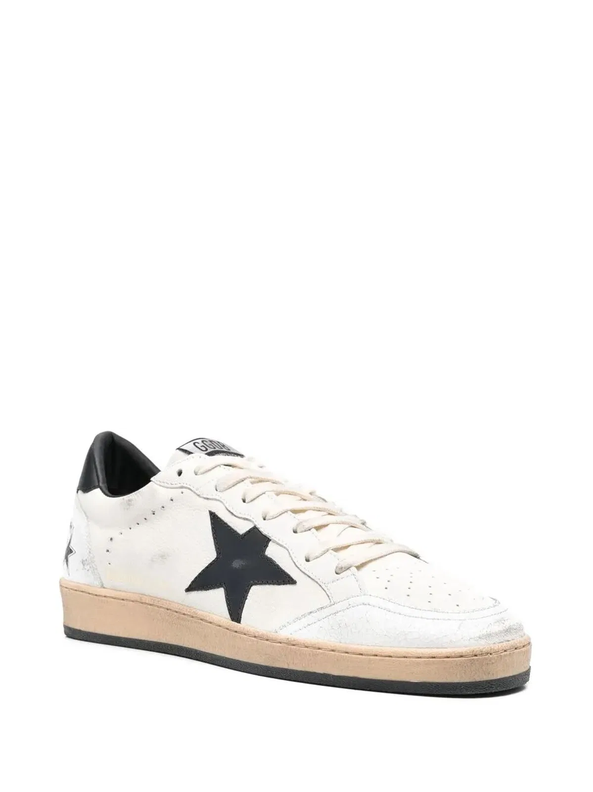 Golden Goose "Ballstar" Nappa Upper Leather Star And 