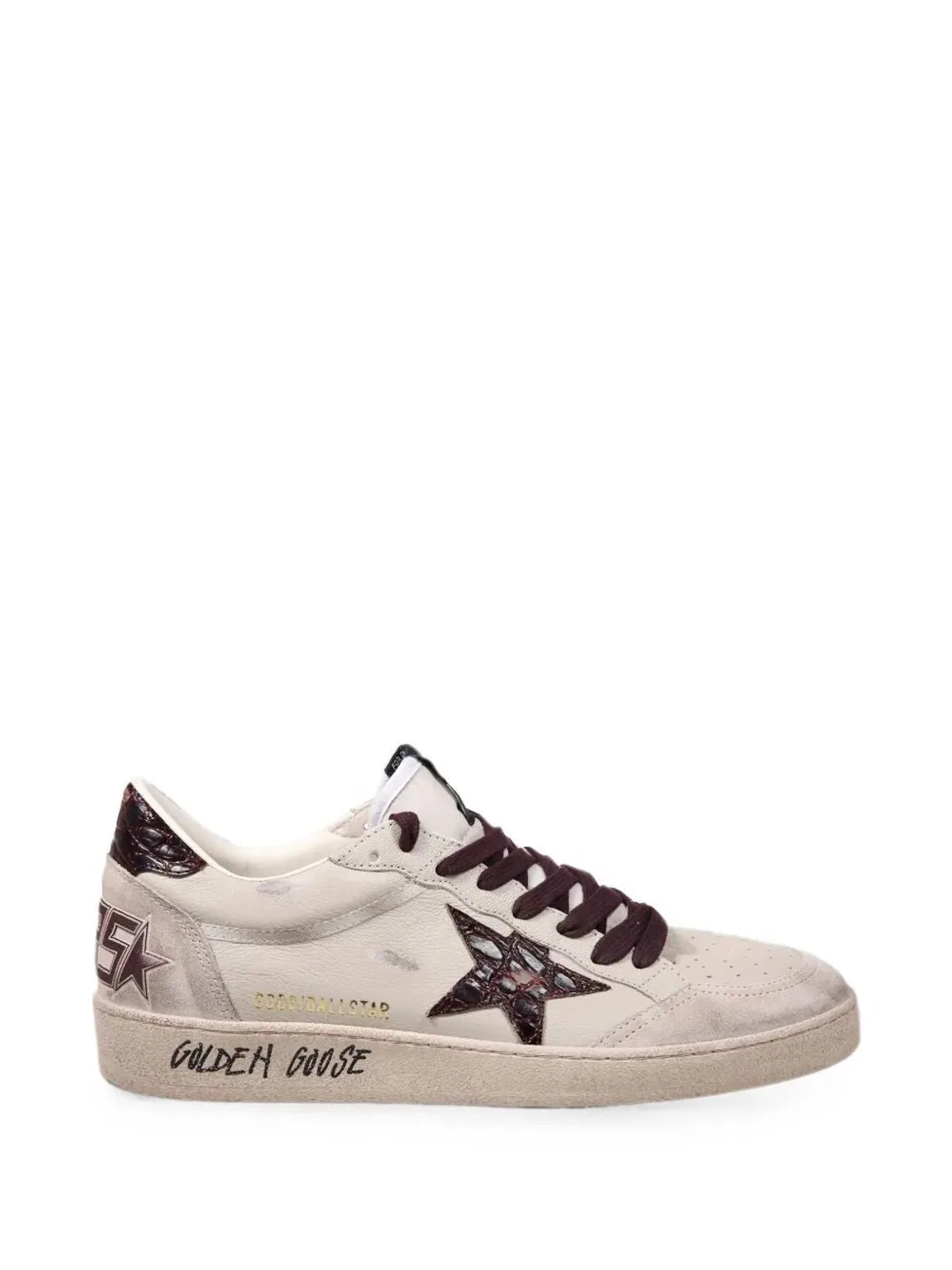 Golden Goose "Ballstar" Nappa Upper Suede Toe And Spu
