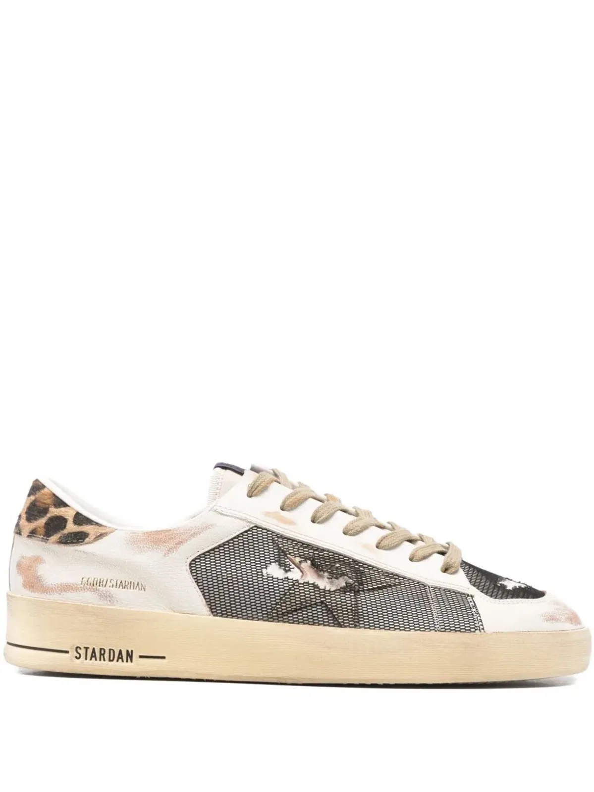 Golden Goose "Stardan" Nappa Leather And Net Upper Na