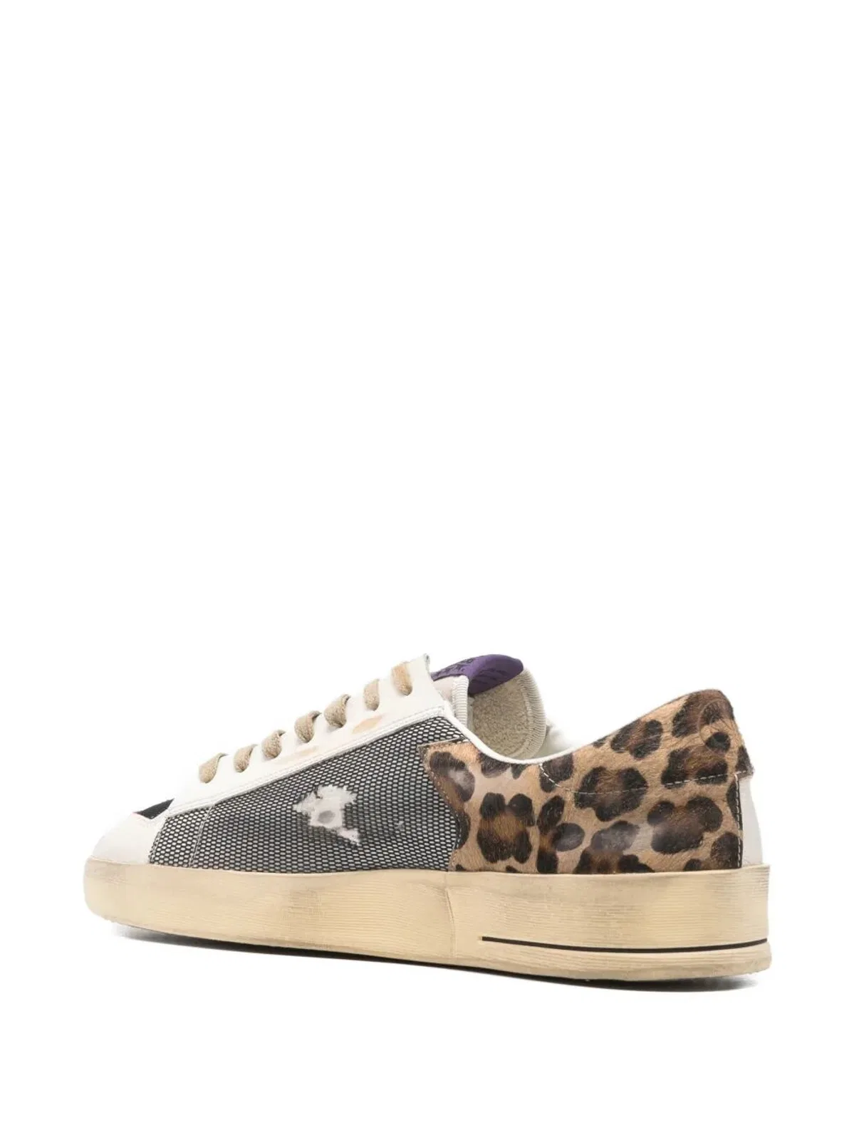 Golden Goose "Stardan" Nappa Leather And Net Upper Na