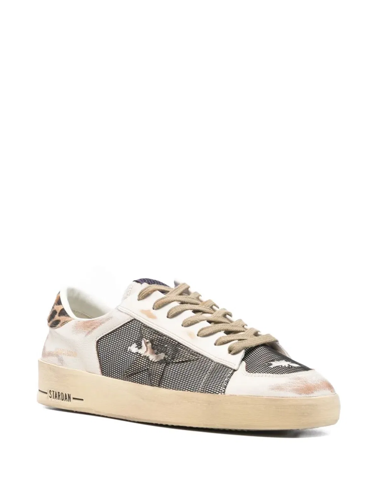 Golden Goose "Stardan" Nappa Leather And Net Upper Na