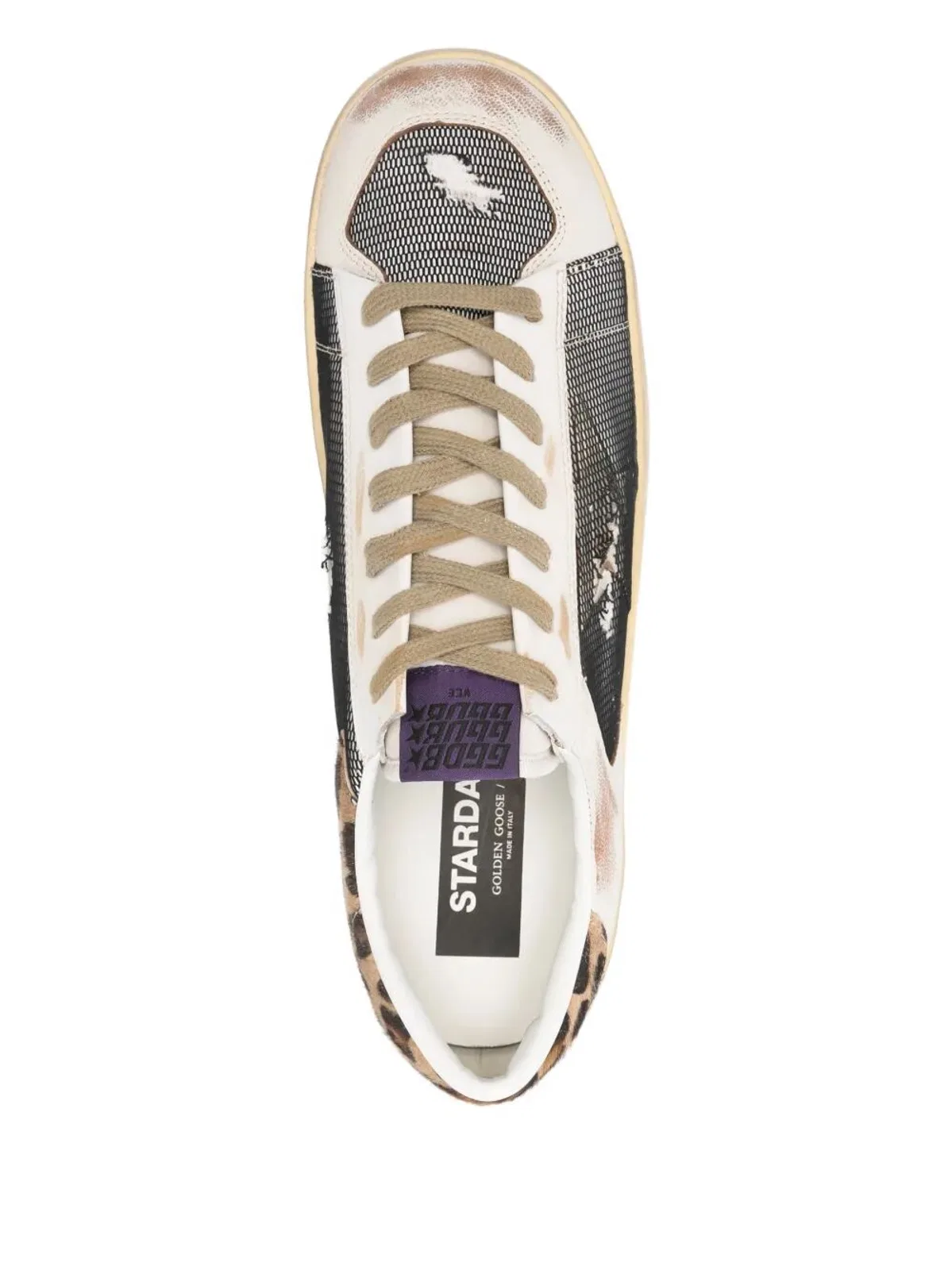 Golden Goose "Stardan" Nappa Leather And Net Upper Na