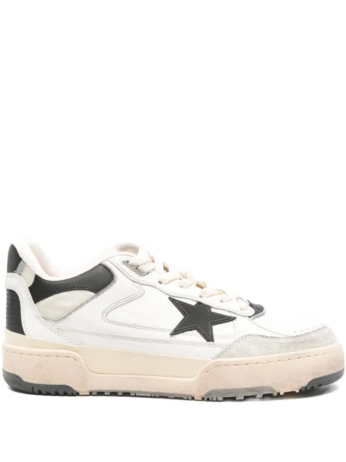 Golden Goose "Forty2" Leather Upper Heel And Spur Sue