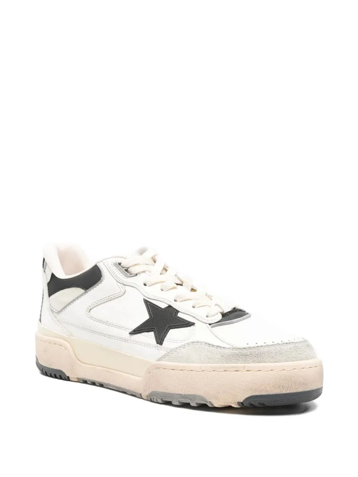 Golden Goose "Forty2" Leather Upper Heel And Spur Sue