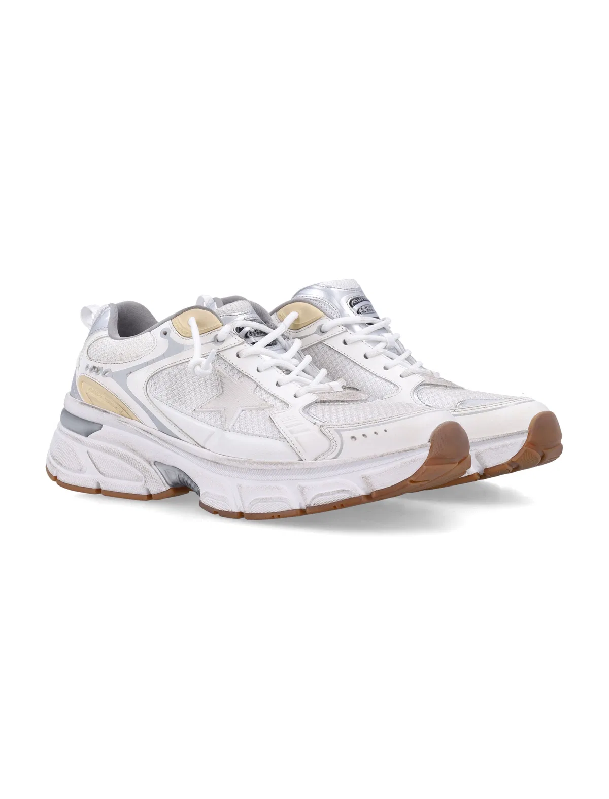 Golden Goose Men's Sneakers Lightstar In Leather And
