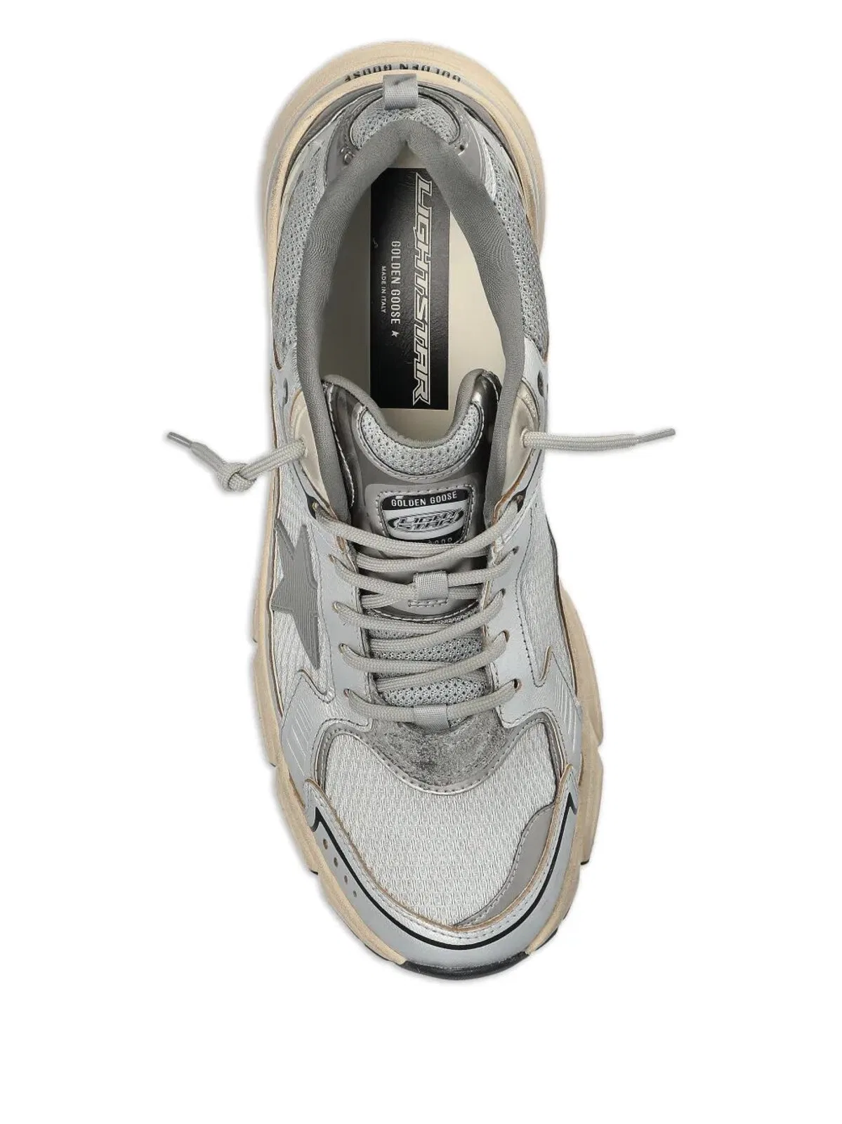 Golden Goose "Lightstar" Mesh And Nappa Upper Mesh To