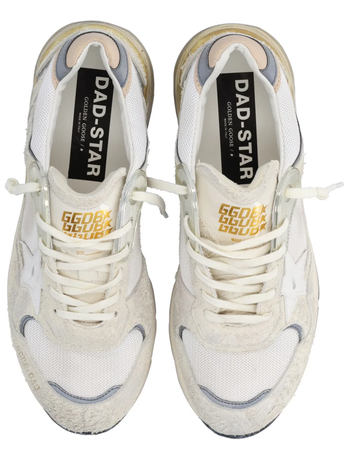 Golden Goose "Running Dad" New Net And Suede Upper Le