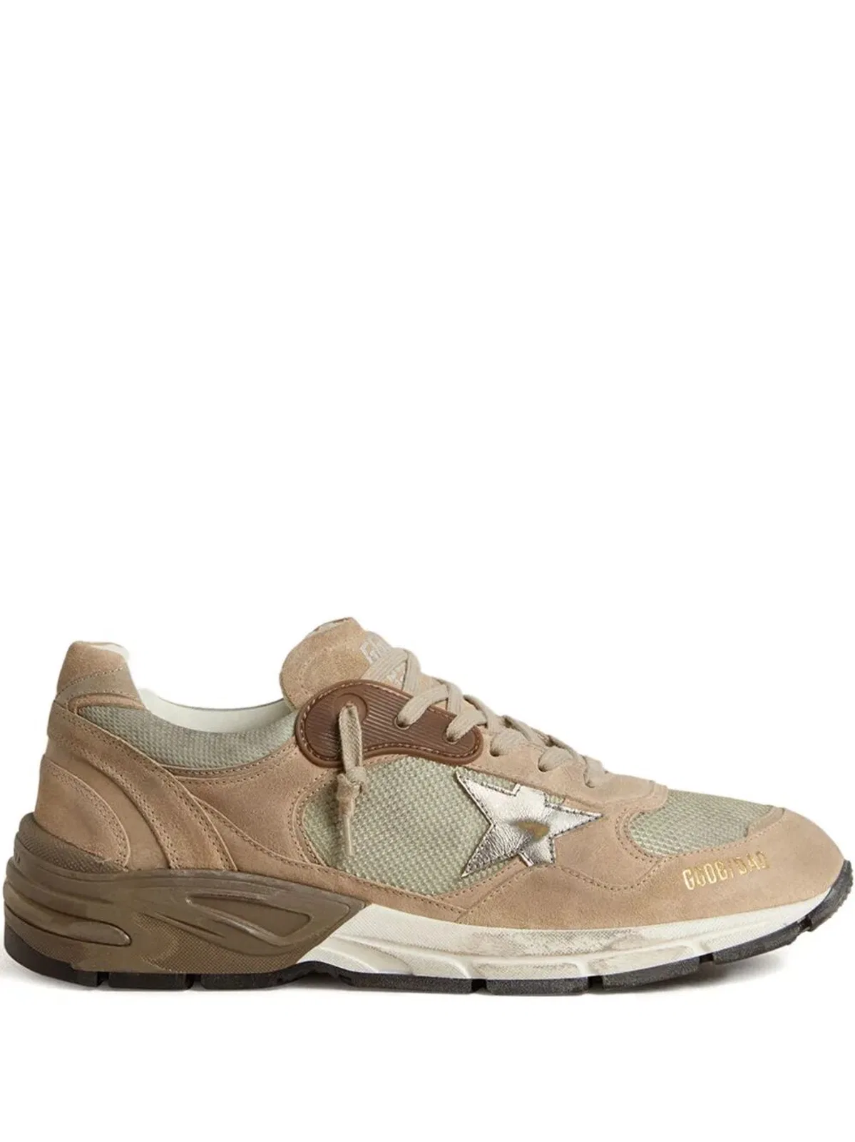 Golden Goose "Running Dad" Mesh And Suede Upper Lamin