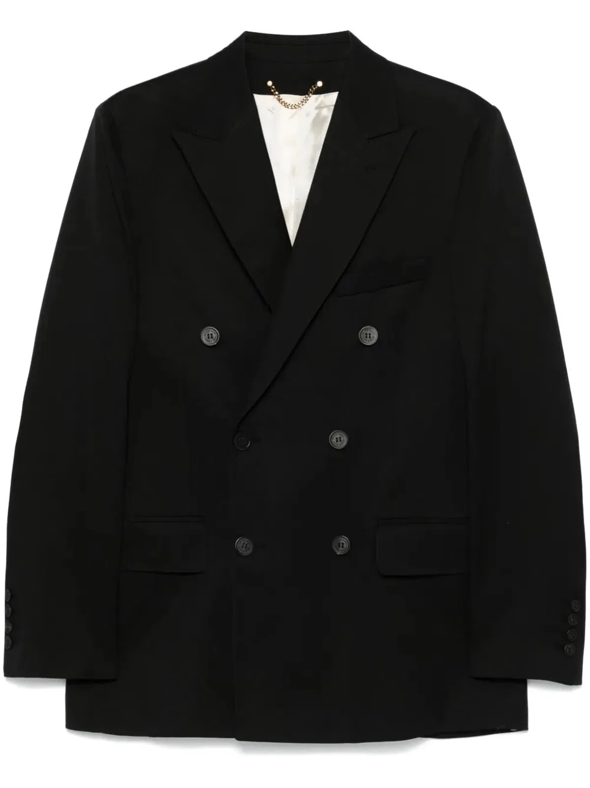 Golden Goose "Golden M`S" Double Breasted Blazer Ligh