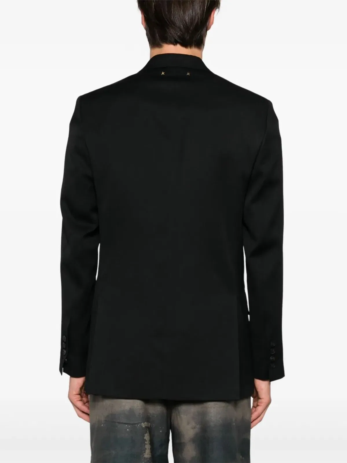 Golden Goose "Golden M`S" Double Breasted Blazer Ligh