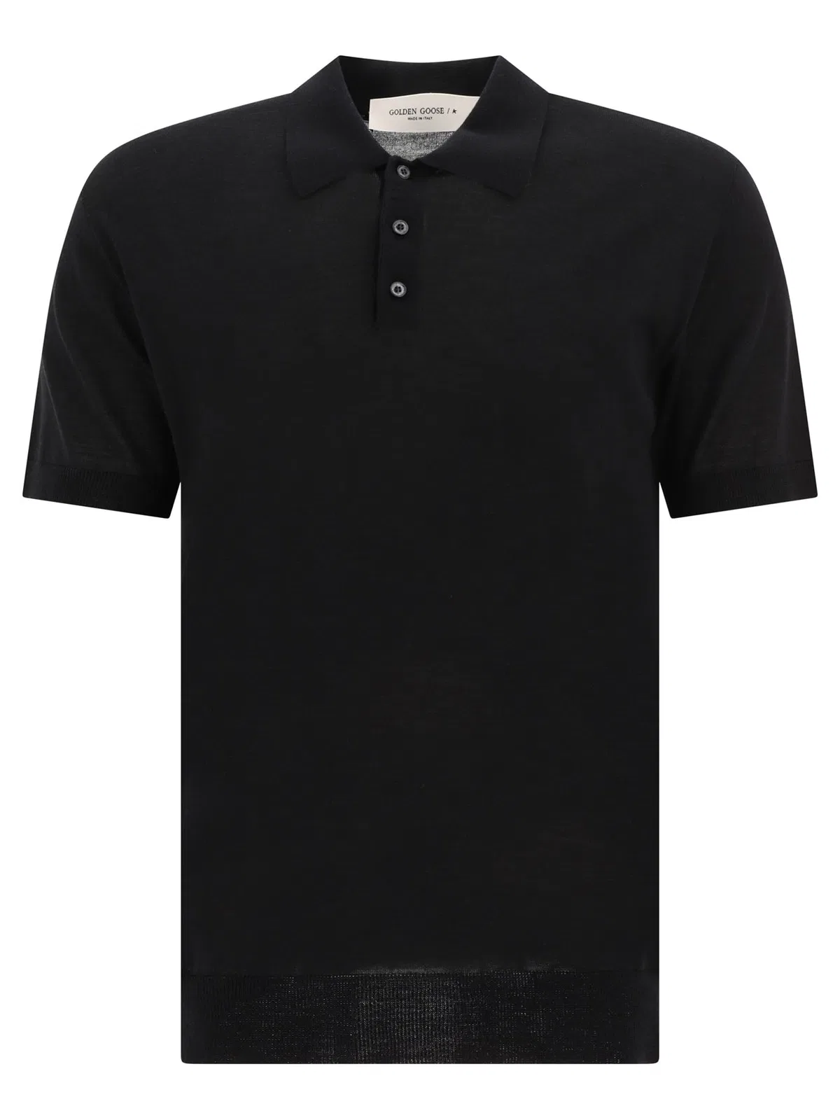 Golden Goose Merino Wool Button-Down Polo Shirt