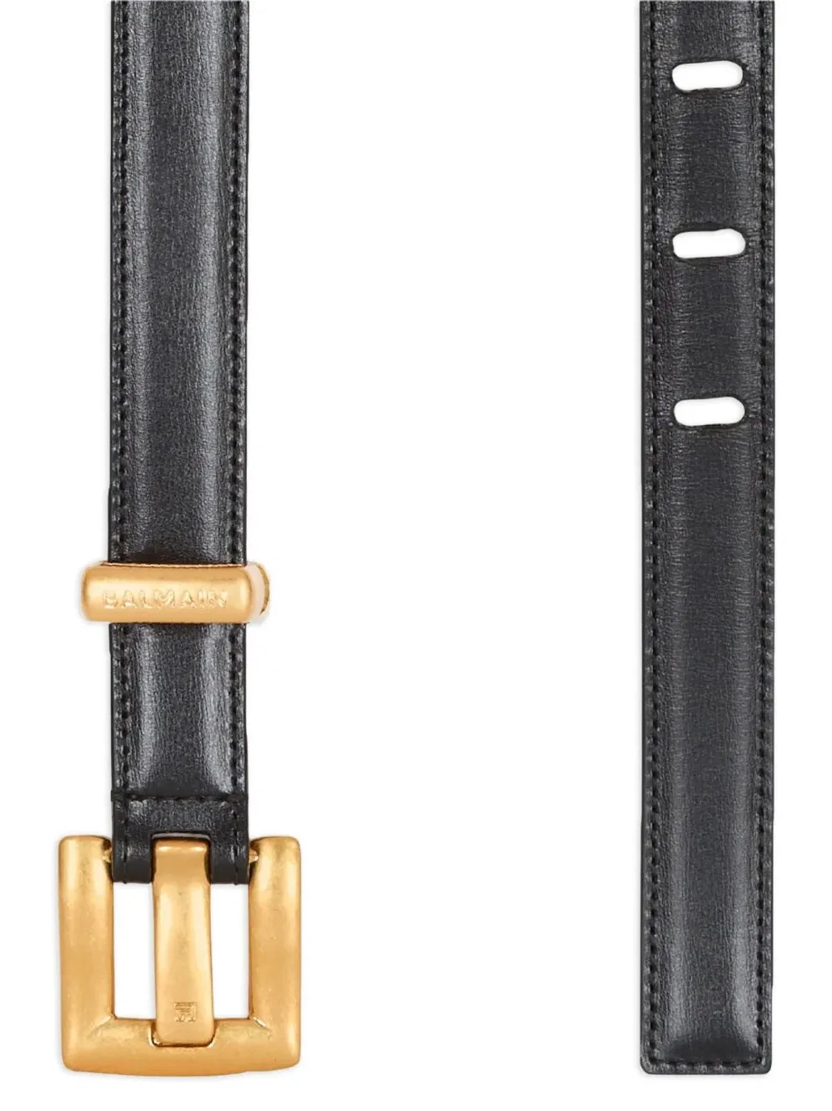 Balmain "Anthem" Calfskin Belt 2 Cm