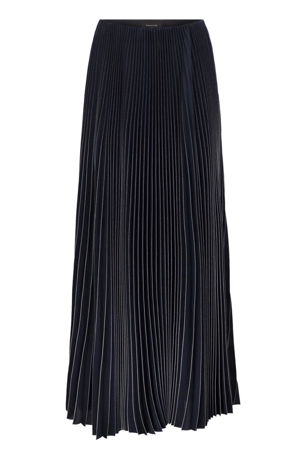 Fabiana Filippi Long Pleated Skirt In Technical Fabric W
