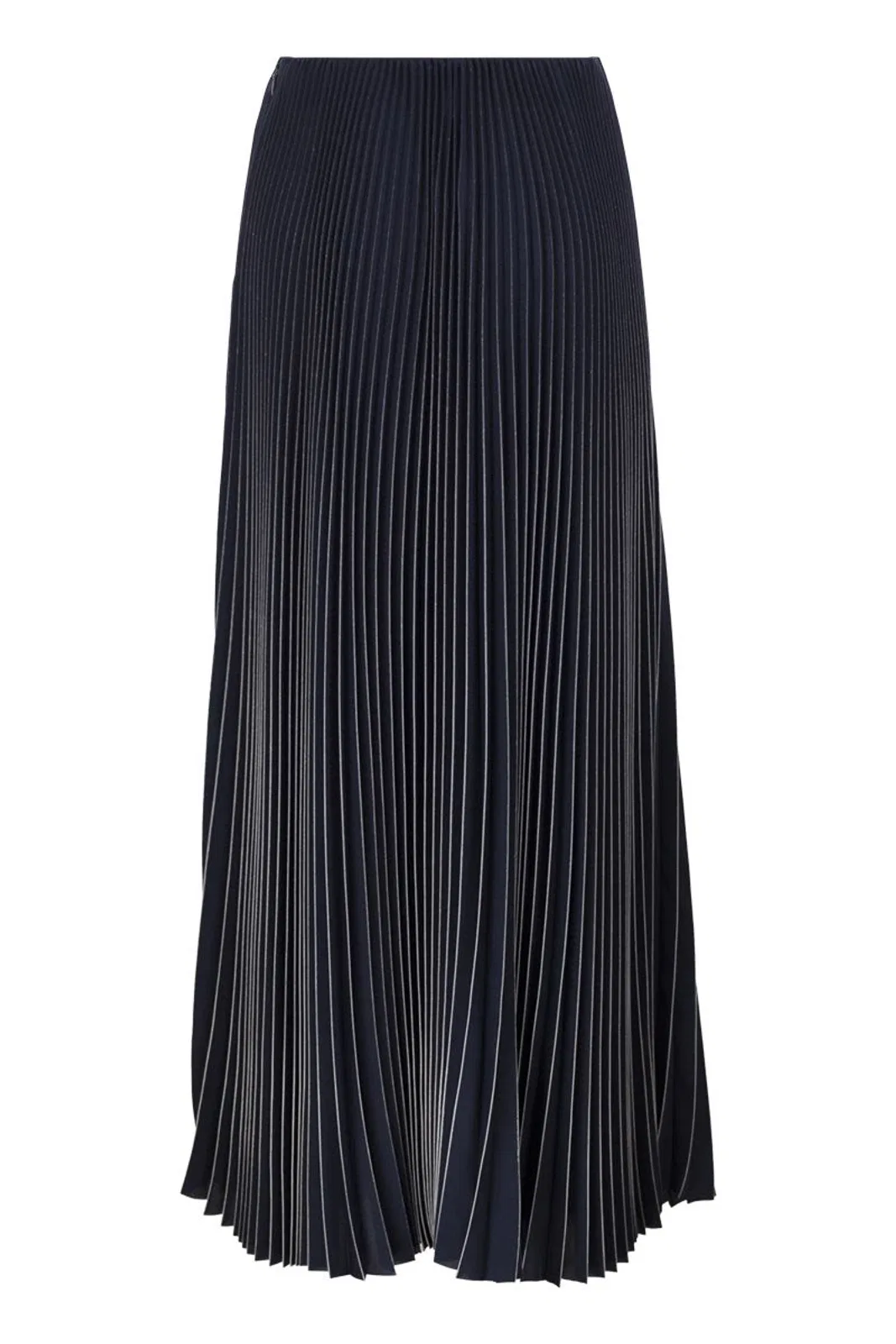 Fabiana Filippi Long Pleated Skirt In Technical Fabric W