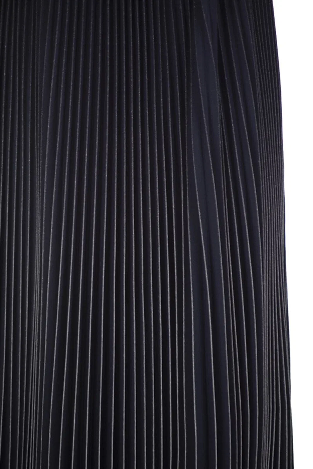 Fabiana Filippi Long Pleated Skirt In Technical Fabric W