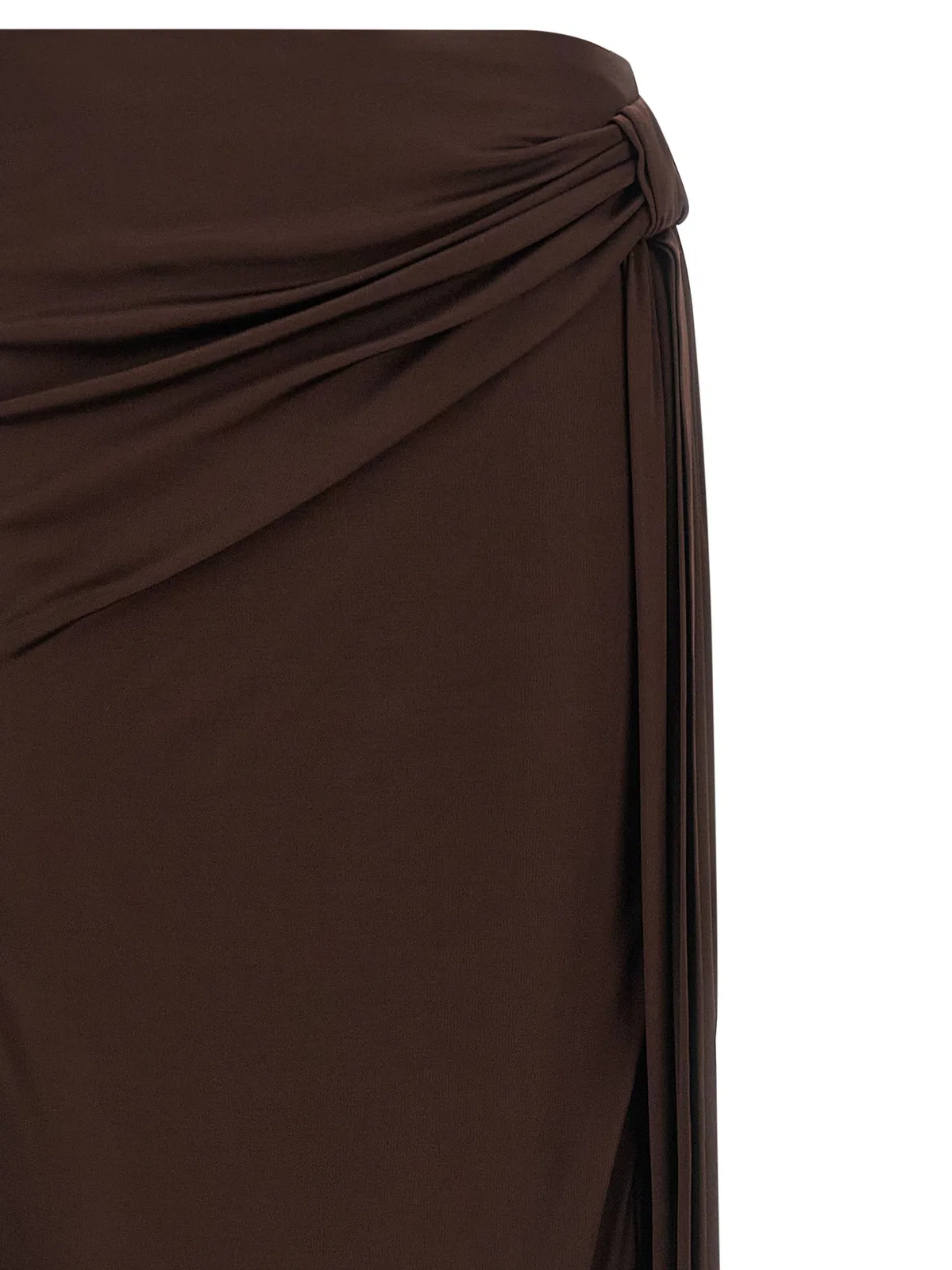 Elisabetta Franchi Shiny Viscose Skirt