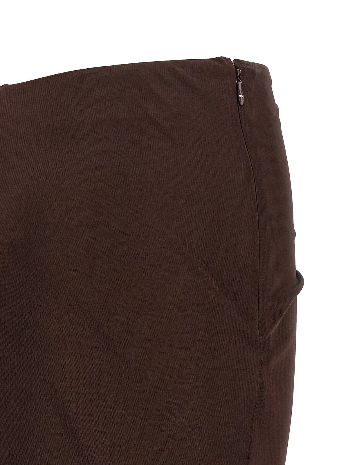Elisabetta Franchi Shiny Viscose Skirt