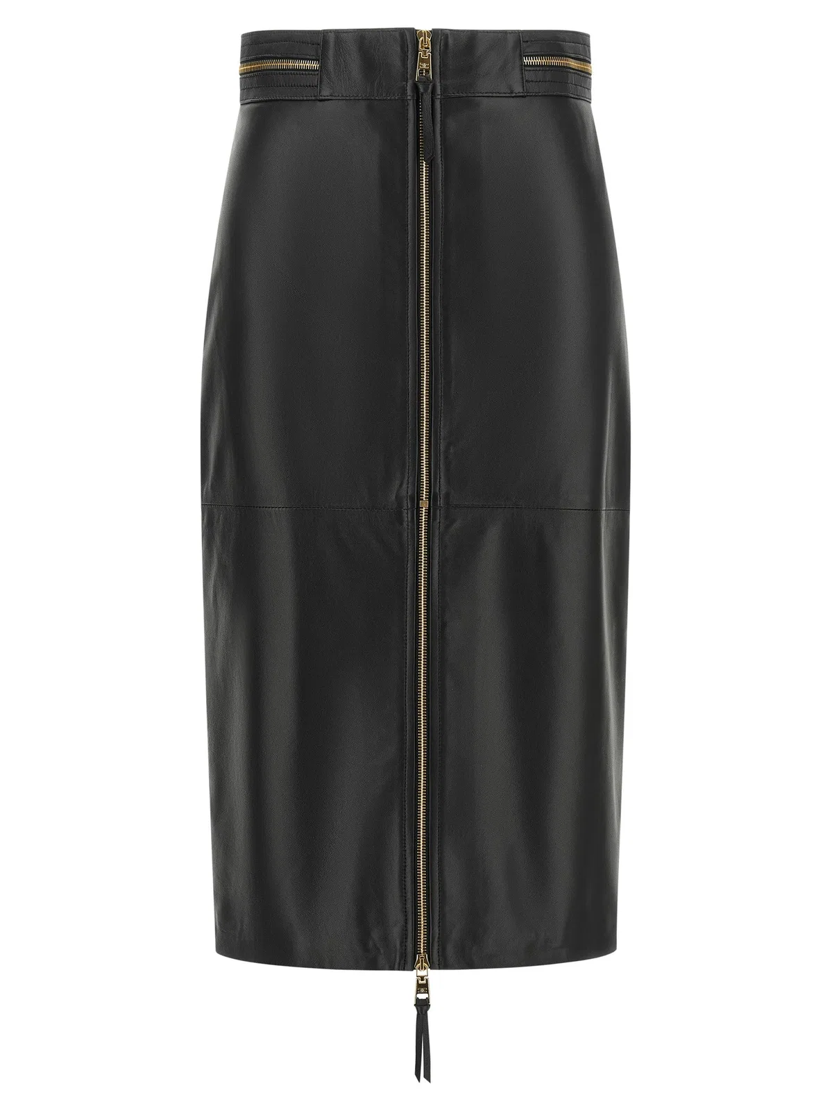 Elisabetta Franchi Leather Skirt