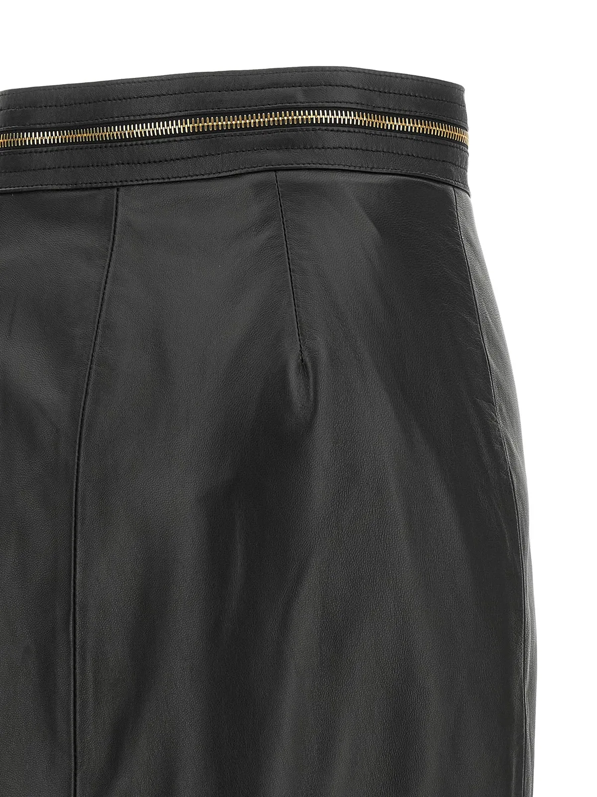 Elisabetta Franchi Leather Skirt
