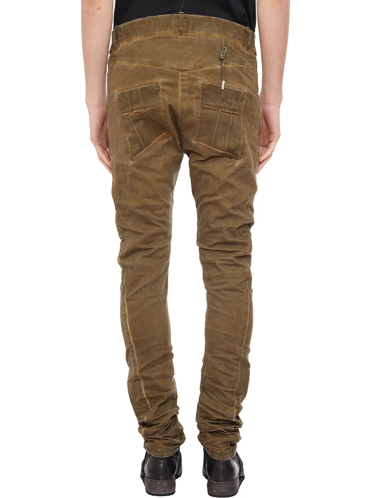 Boris Bidjan Saberi Pantalone In Cotone Spalmato
