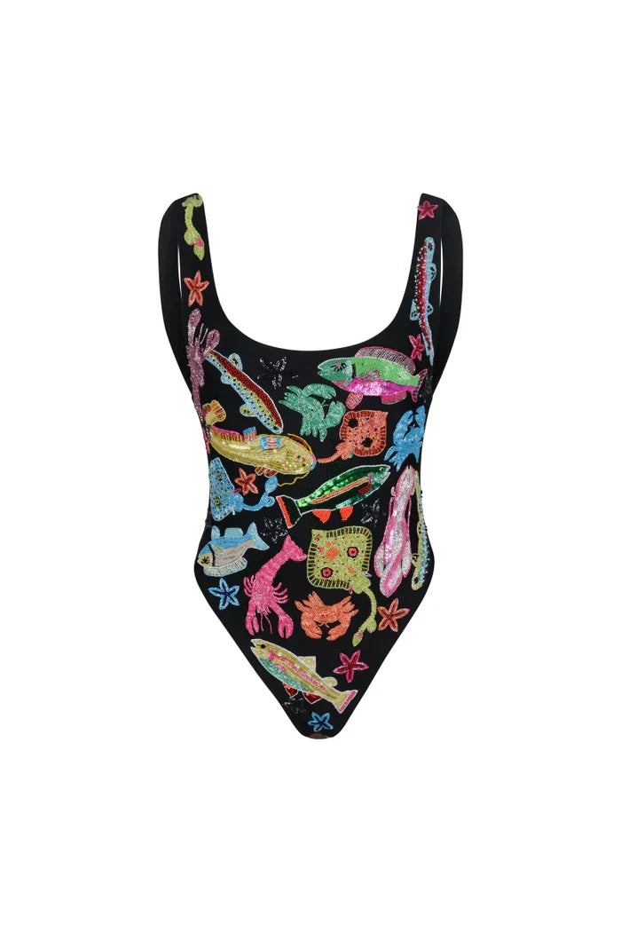 Sol Maré Nemo Black Swimsuit