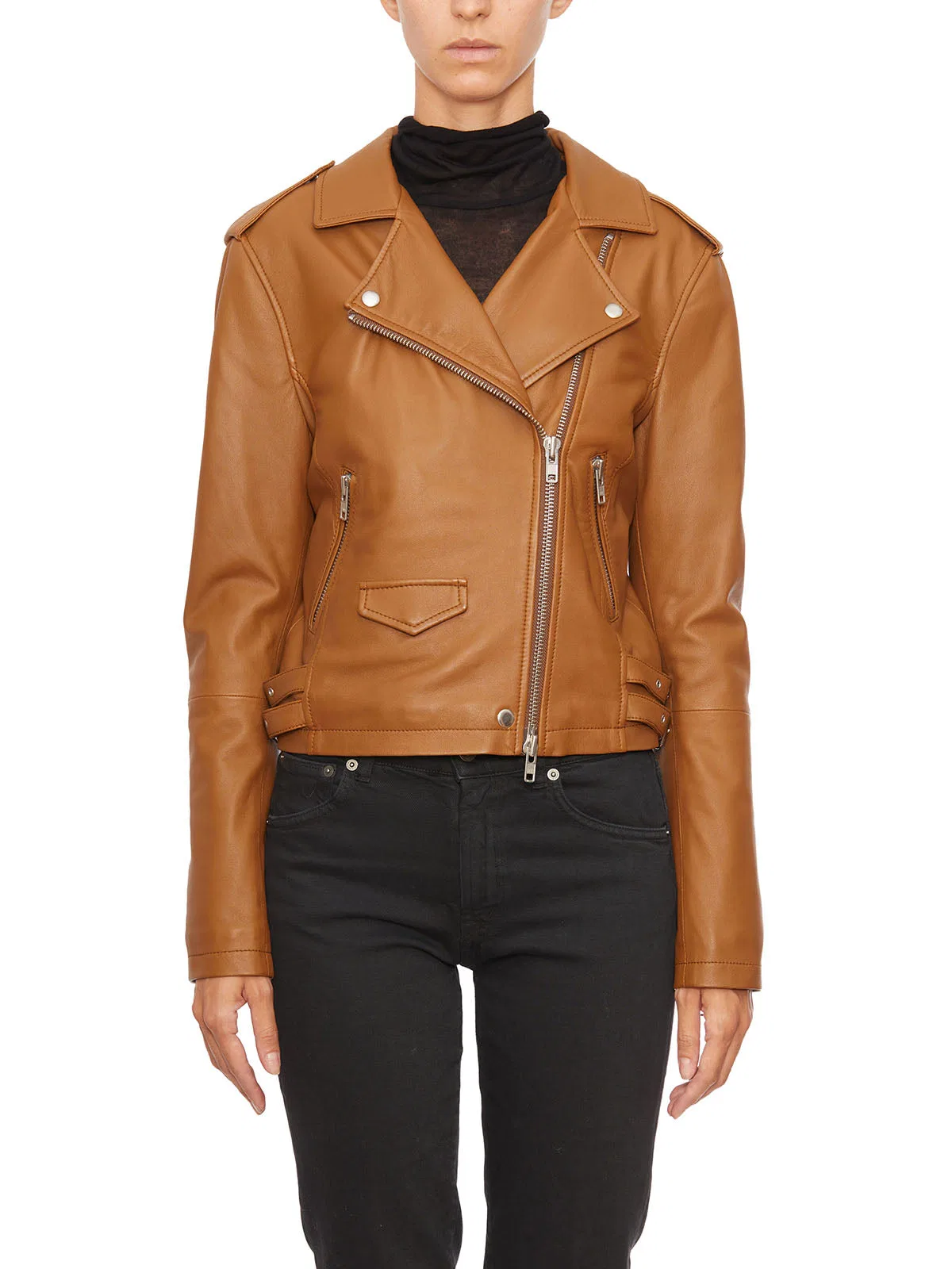 Sword Studded Leather Jacket