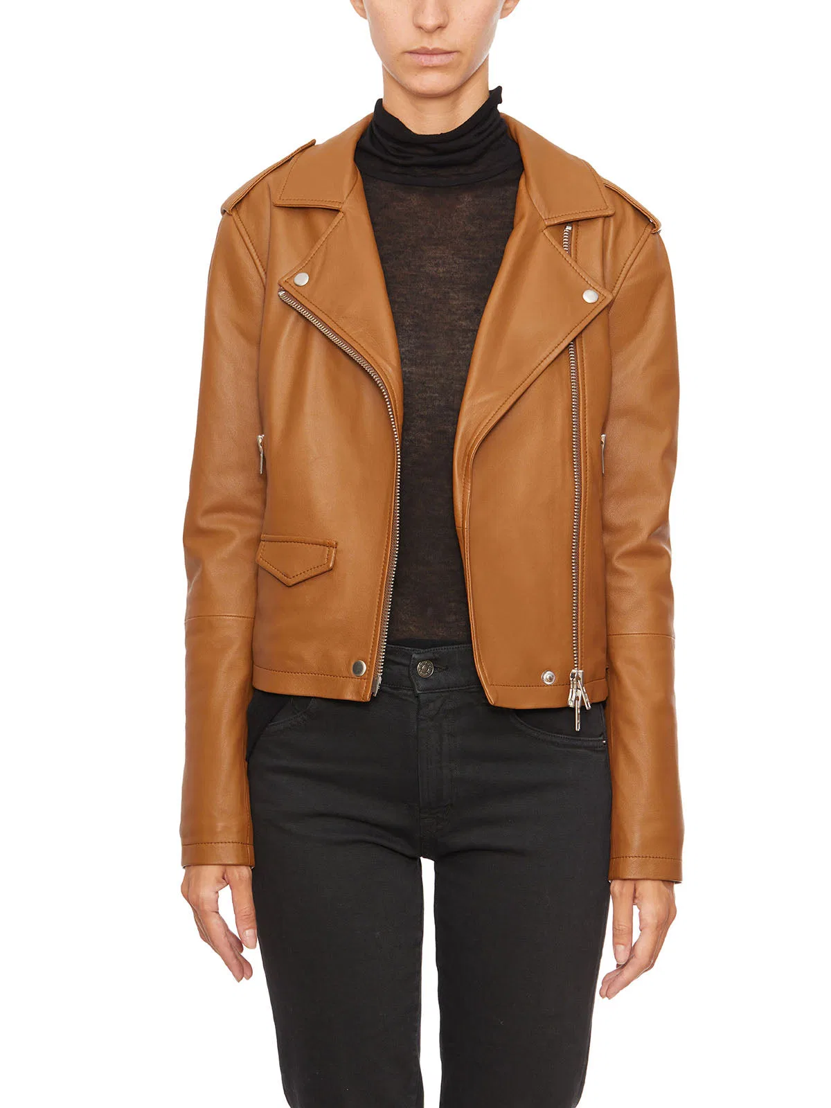 Sword Studded Leather Jacket