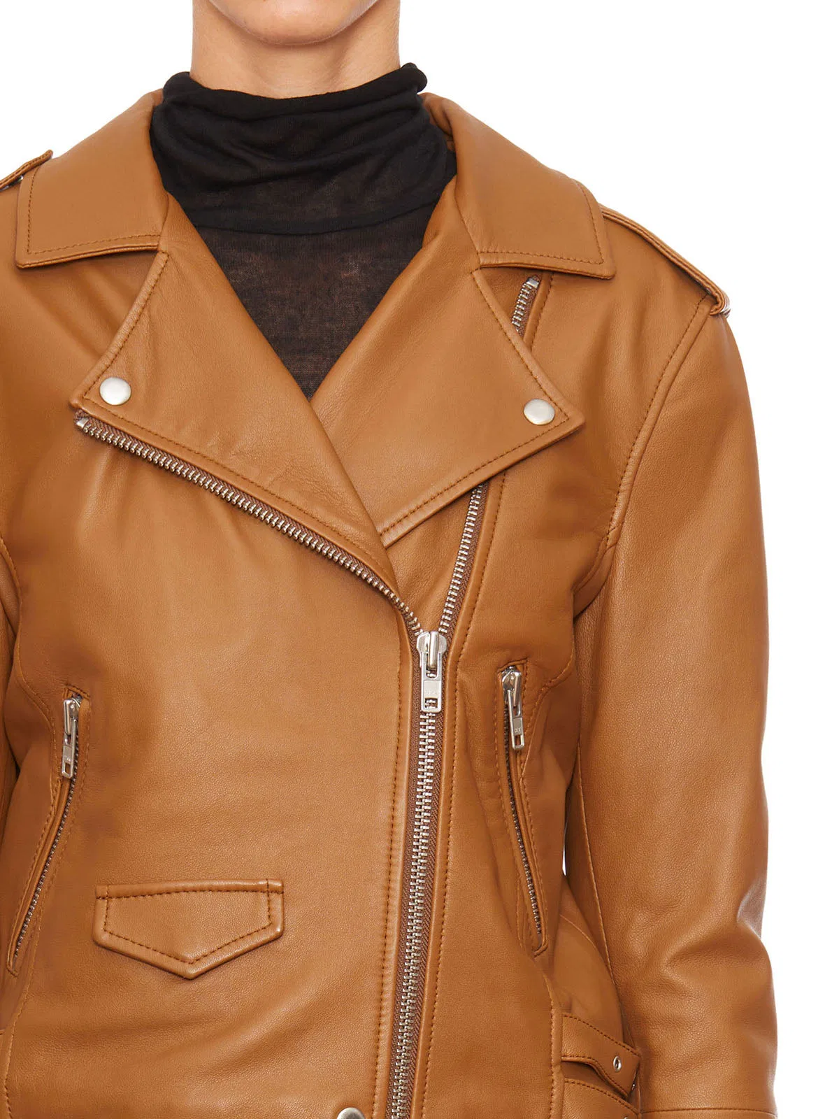 Sword Studded Leather Jacket