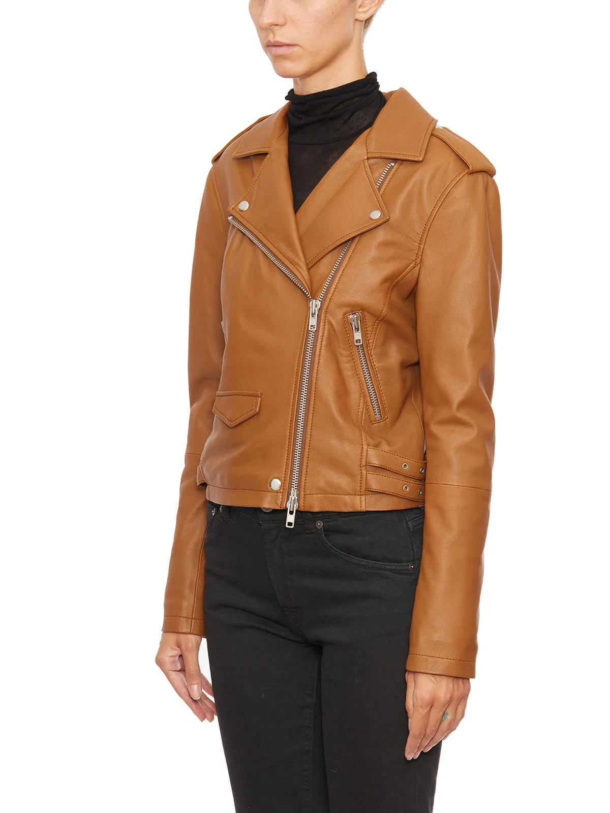 Sword Studded Leather Jacket