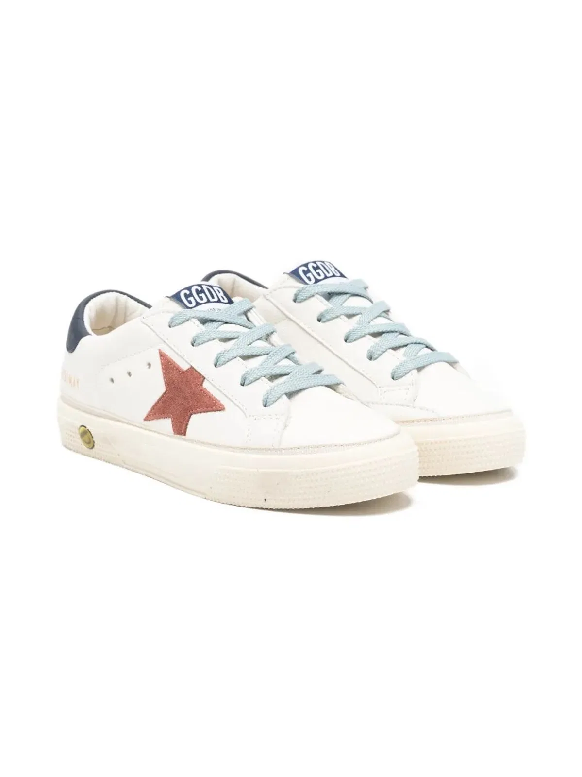 Golden Goose Kids "May" Nappa Upper Suede Star Leathe