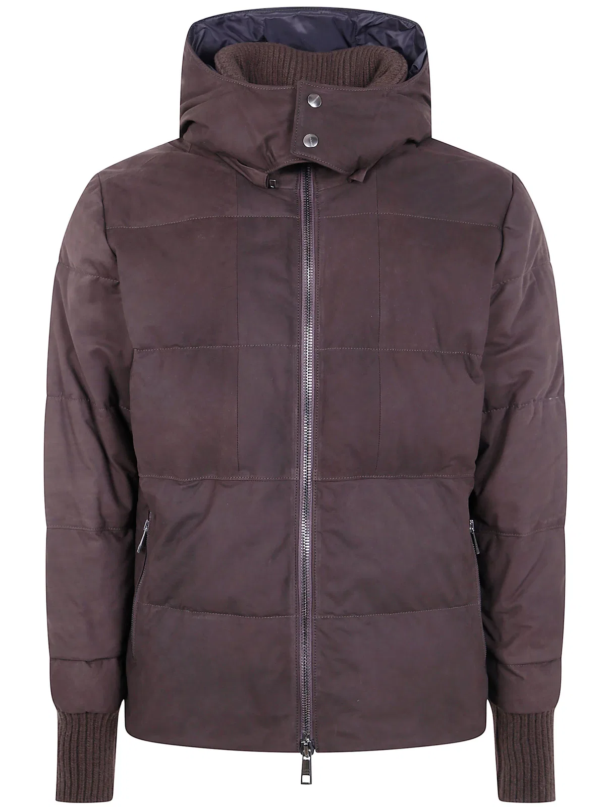 Giorgio Brato Nabuck Leather Padded Jacket