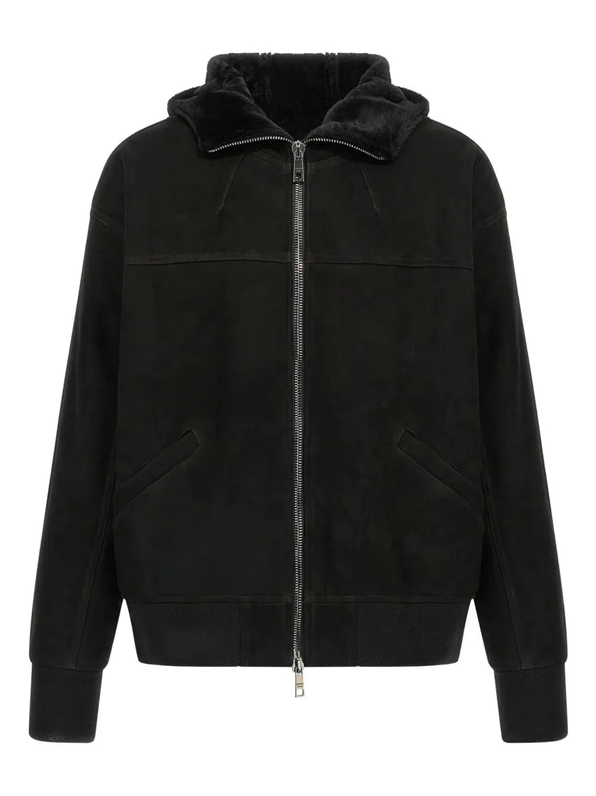 Giorgio Brato Mutton Velour Oversized Hooded Sweatshir
