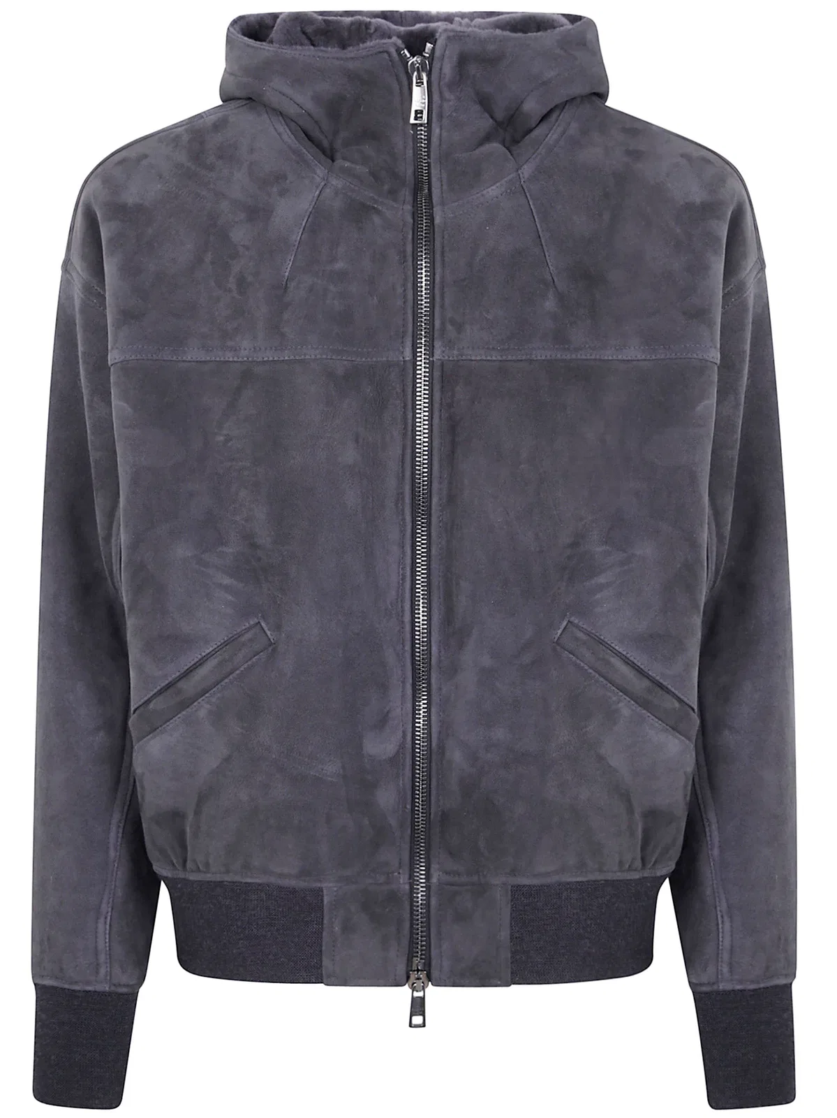 Giorgio Brato Mutton Velour Oversized Hooded Sweatshir