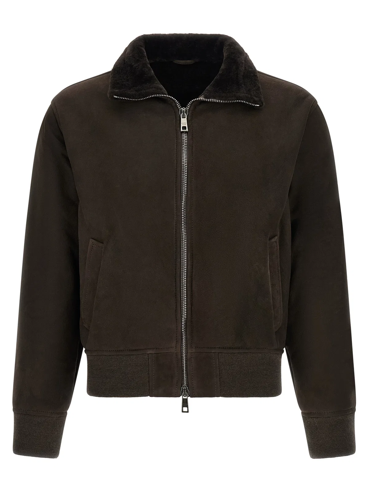 Giorgio Brato Suede Bomber Jacket