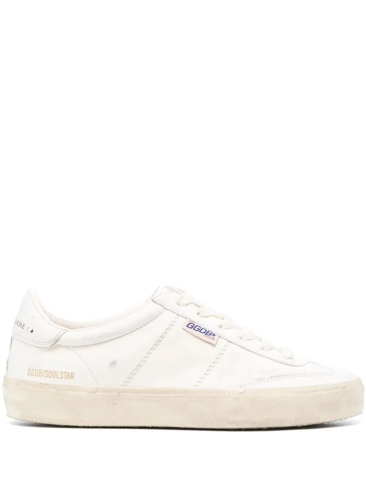 Golden Goose White Ovine Leather Cow Leather Sneakers