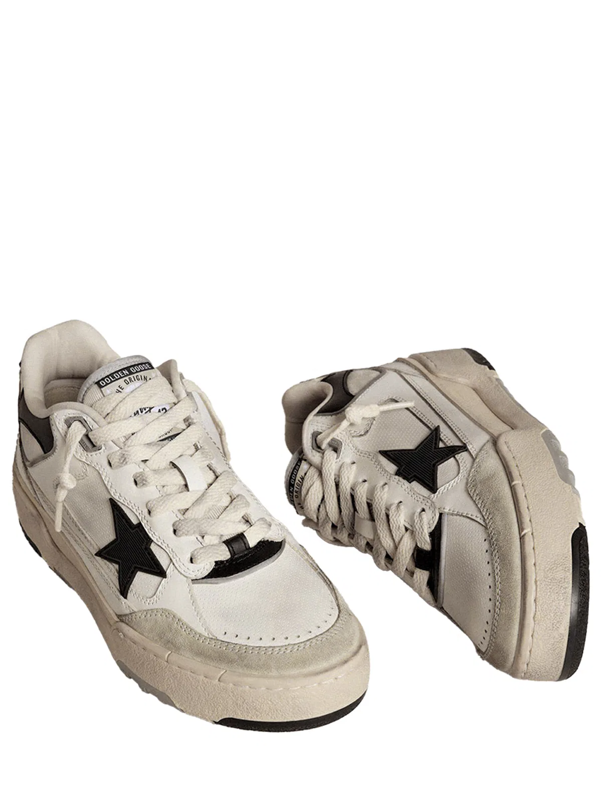Golden Goose "Forty2" Leather Upper Heel And Spur Sue