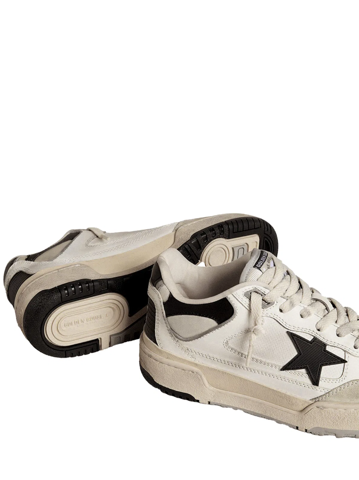 Golden Goose "Forty2" Leather Upper Heel And Spur Sue