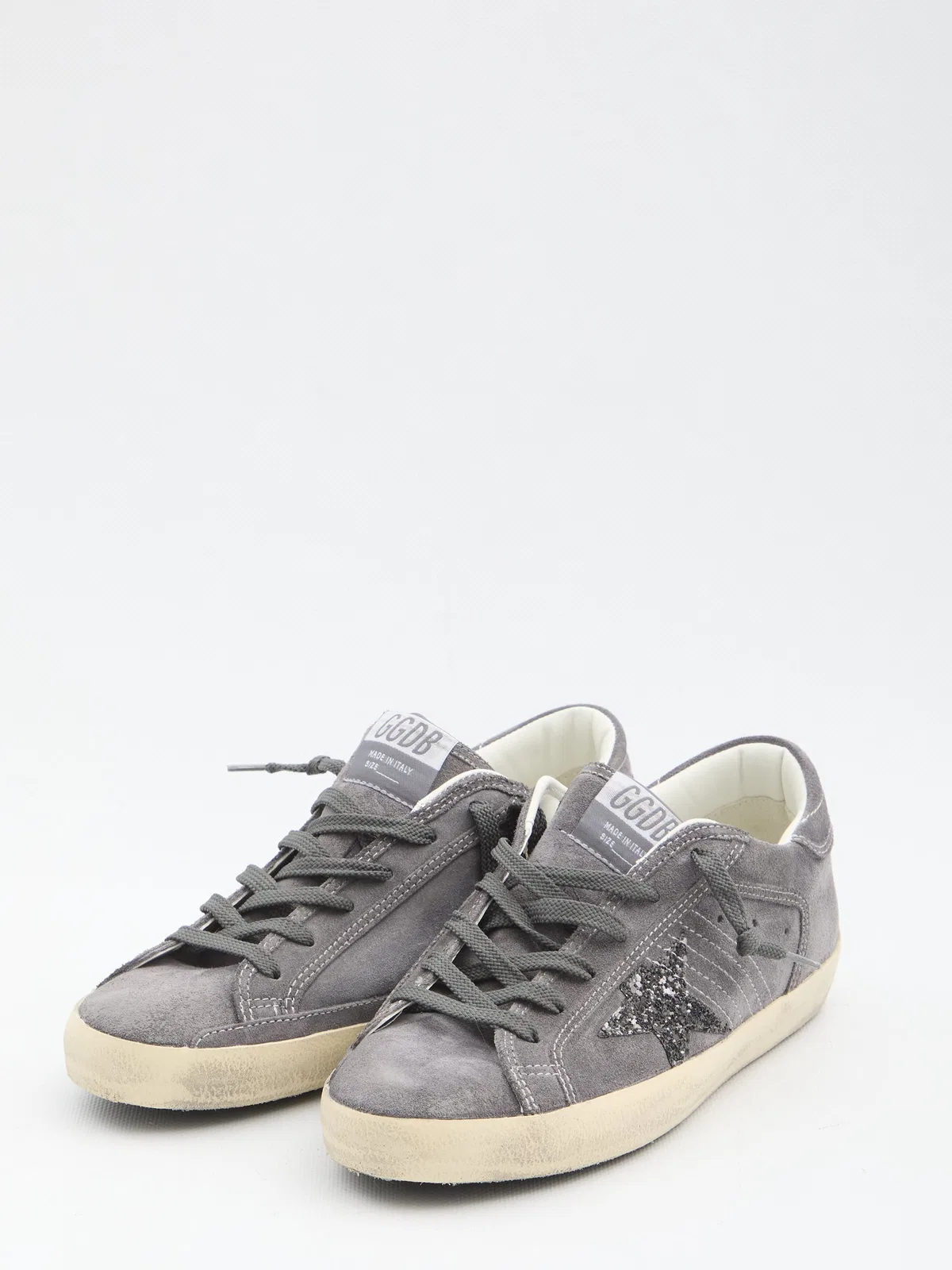 Golden Goose Super Star Suede Upper And Heel Gli