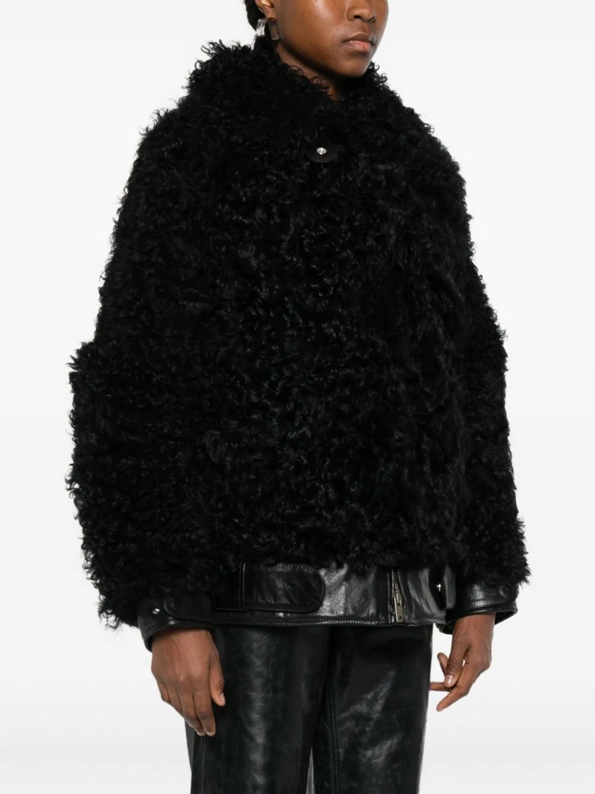 Golden Goose Black Leather Jacket